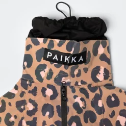 PAIKKA Visibility Lite Regnjacka Leopard Brun