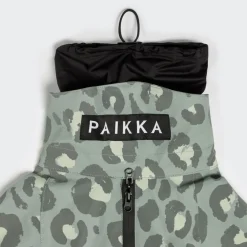 PAIKKA Visibility LiteRegnjacka till Hund Leopard Grön
