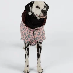 PAIKKA Visibility Regnjacka till Hund Rosa Leopard