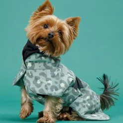 PAIKKA Visibility Vinterjacka till Hund Reflekterande Leopard Grön