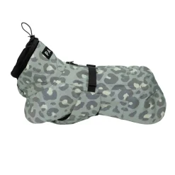 PAIKKA Visibility Vinterjacka till Hund Reflekterande Leopard Grön