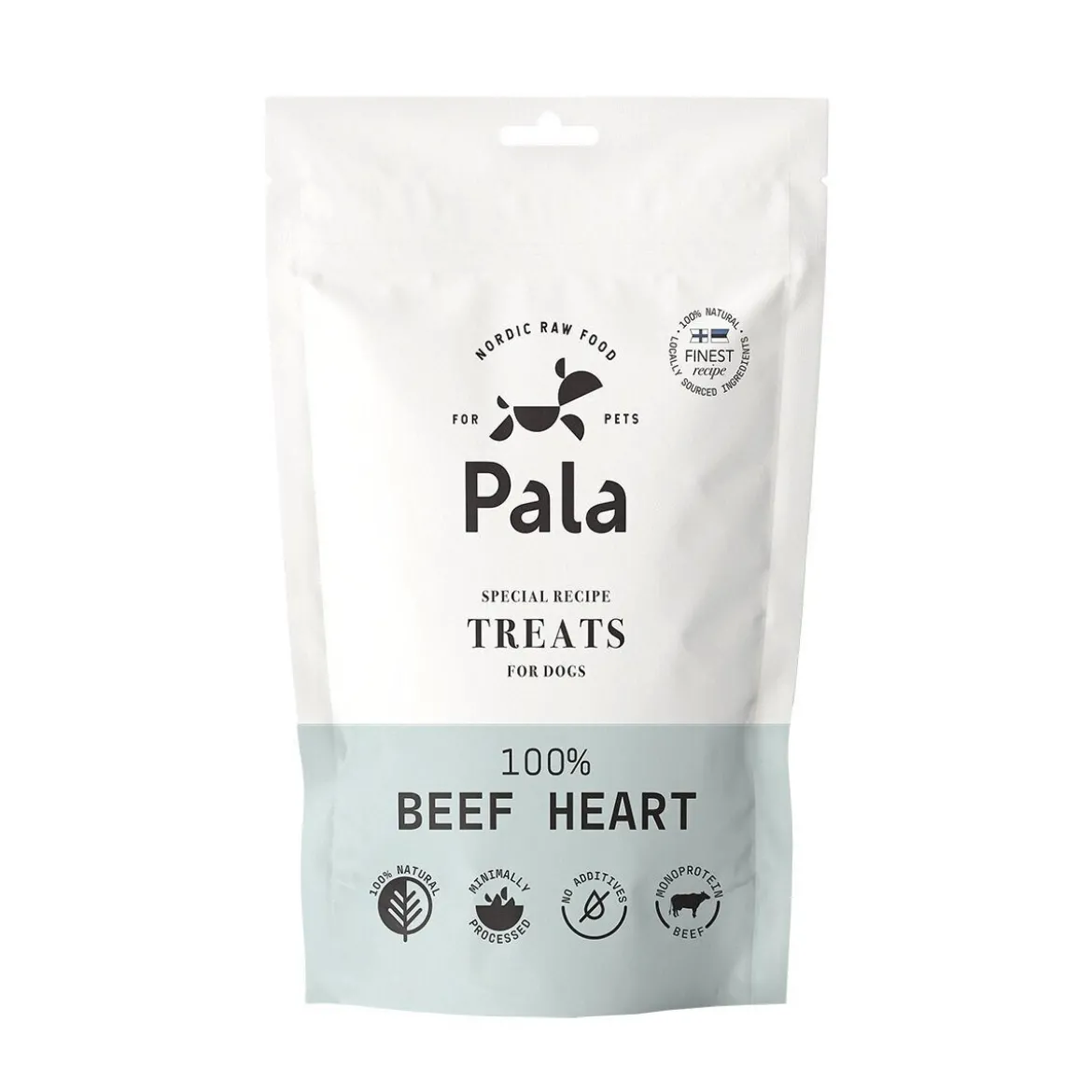 Pala 100ef Heart Lufttorkat Hundgodis100 g