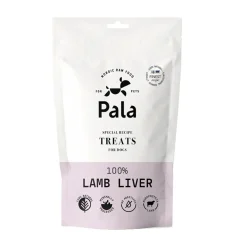 Pala 100% Lamb Liver Lufttorkat Godis till Hund och Katt 100 g