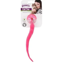 Pawise Plastboll med Svans 4,3 cm