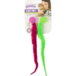 Pawise Studsande Ormar Kattleksaker 2-pack