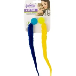 Pawise Studsande Ormar Kattleksaker 2-pack