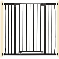 PetEasy Hundgrind Extra hög & bred Svart 93x99-105,5 cm