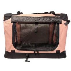 PetEasy Luxury Soft Transportbur Ljusrosa