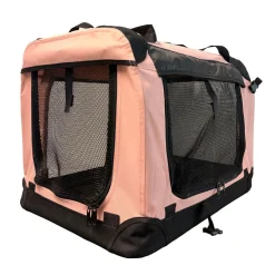 PetEasy Luxury Soft Transportbur Ljusrosa