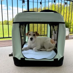 PetEasy Luxury Soft Transportbur Ljusgrön