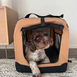 PetEasy Transportbur Brun