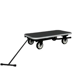 PetEasy Trimbord med hjul och glage 81x46x76 cm
