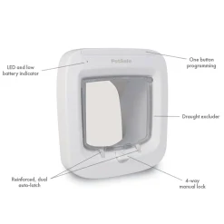 PetSafe Microchip Kattlucka Vit