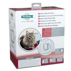 PetSafe Microchip Kattlucka Vit