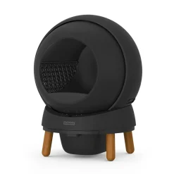 PetSafe SmartSpin Självrensande Kattlåda Svart
