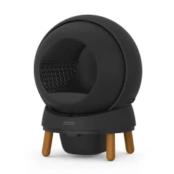 PetSafe SmartSpin Självrensande Kattlåda Svart