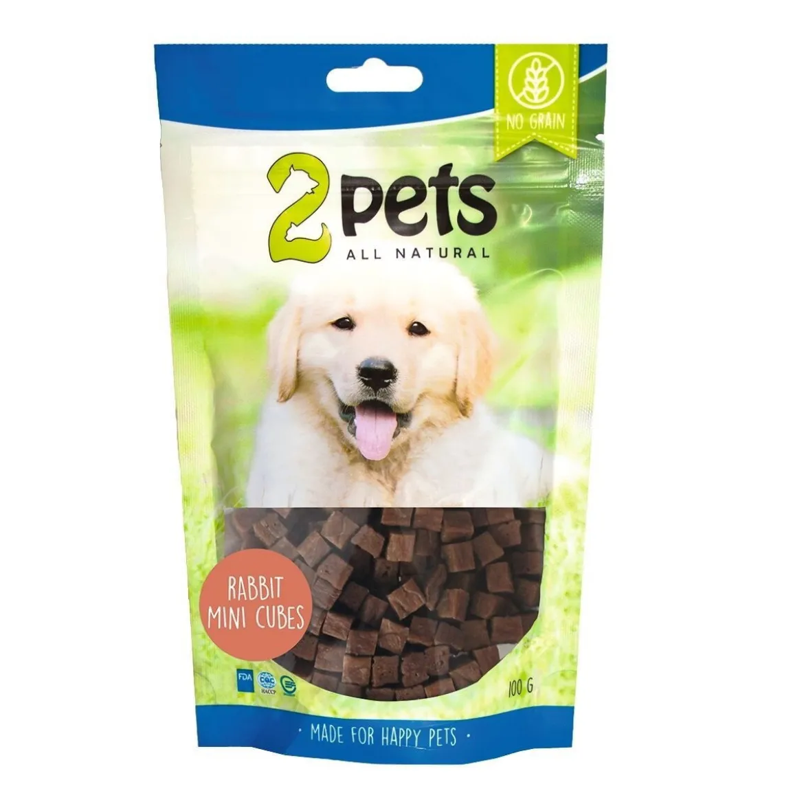 2Pets MiniCubes Hundgodis med Kanin