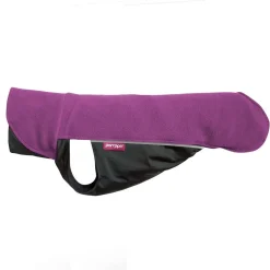 Pomppa Jumppa Fleecetäcke Hund Plum