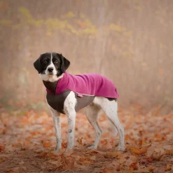 Pomppa Jumppa Fleecetäcke Hund Plum
