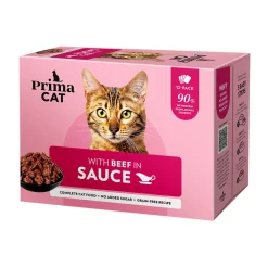 PrimaCat Beef in Gravy 12x85 g