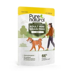 Purenatural Adult Mini Beef Spannmålsfritt Våtfoder