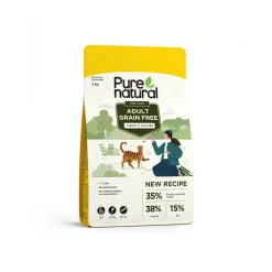Purenatural Cat Adult Grain Free Turkey & Chicken Spannmålsfritt Torrfoder till Katt