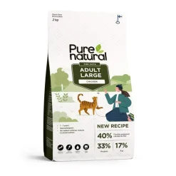Purenatural Cat Adult Large Chicken Spannmålsfritt Torrfoder till Hund