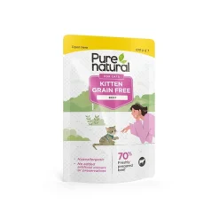 Purenatural Kitten Grain Free Beef Spannmålsfritt Våtfoder för Kattungar 100 g