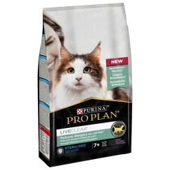Purina Pro Plan LiveClear Cat Senior Sterilised Turkey 7+ 1,4 kg