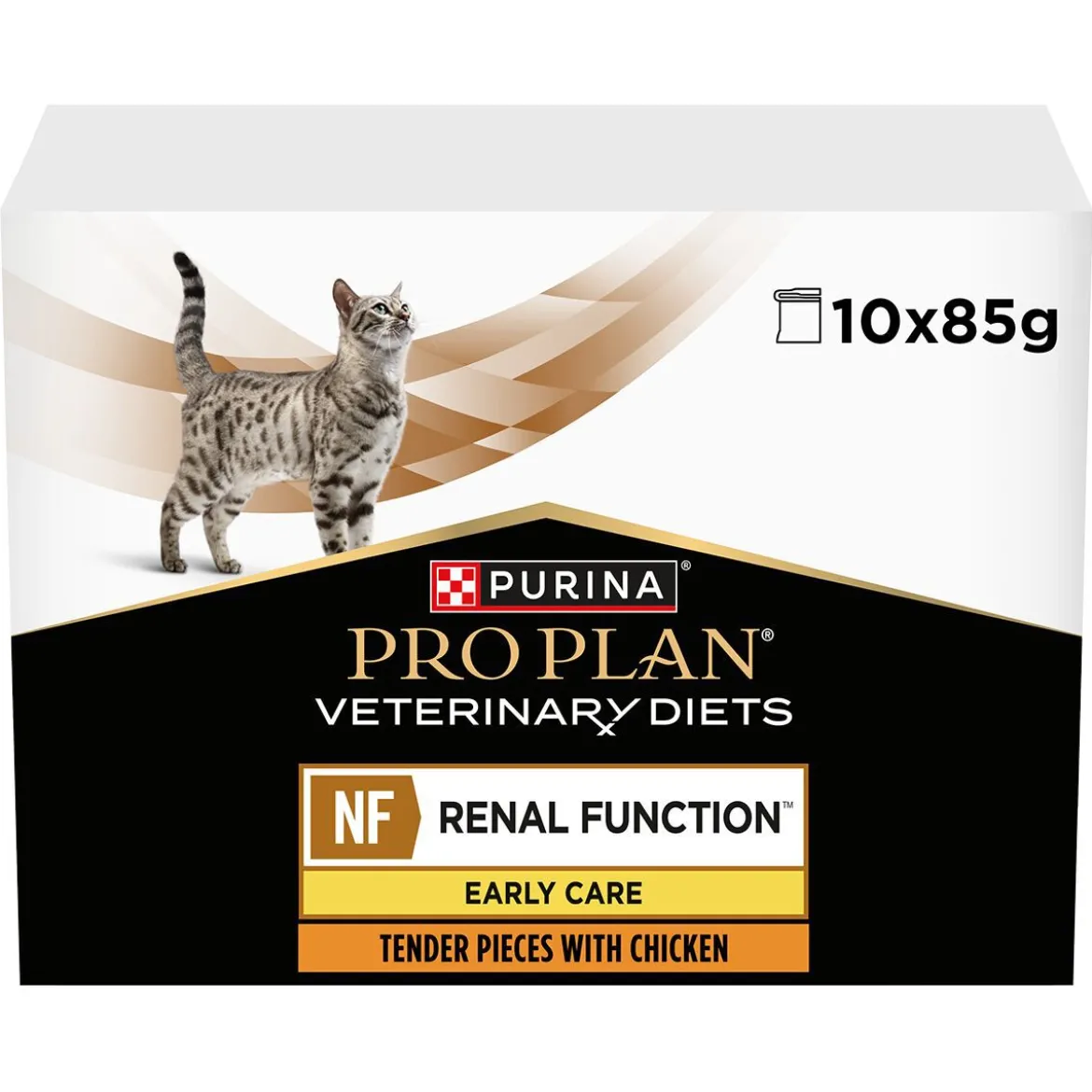 Purina Pro Plan Veterinary Diets Feline NF Renal Functionarly Care Chicken 10x85 g