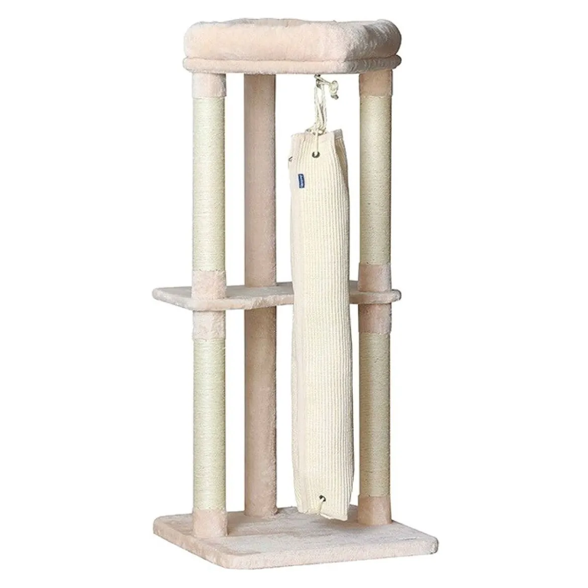 Quapas! Klösträd med Klättersäck Beige 136 cm