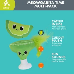 Quirky Kitty Drink och Lime Kattleksaker 2-pack