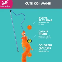 Quirky Kitty Kattspö med Fisk & Fjädrar