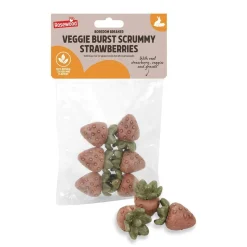 Rosewood Veggie Burst Jordgubbar Smådjursgodis 6-pack