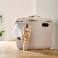 Rotho MyPet Biala Kattlåda med Tak XL Beige