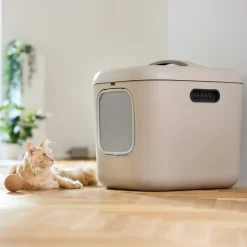 Rotho MyPet Biala Kattlåda med Tak XL Beige