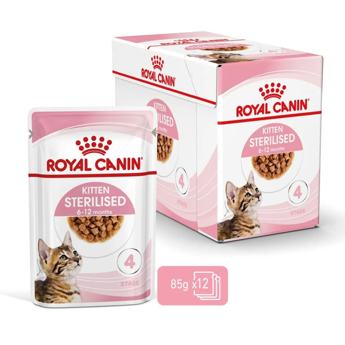 Royal Canin Kitten Sterilised Gravy 12x85 g
