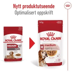 Royal Canin Medium Ageing 10+ Våtfoder (10x140g)