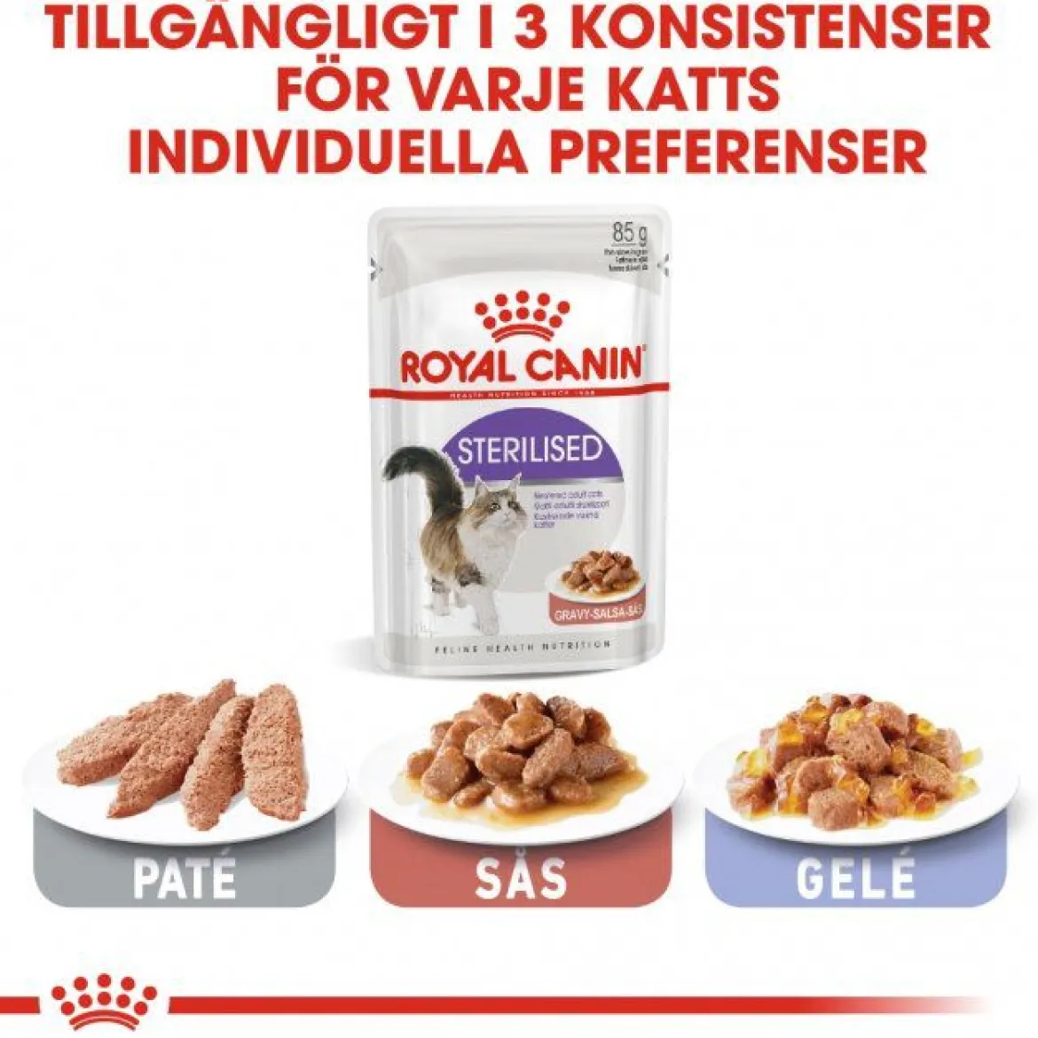 Royal Canin Sterilised Gravy Wet (12x85g)