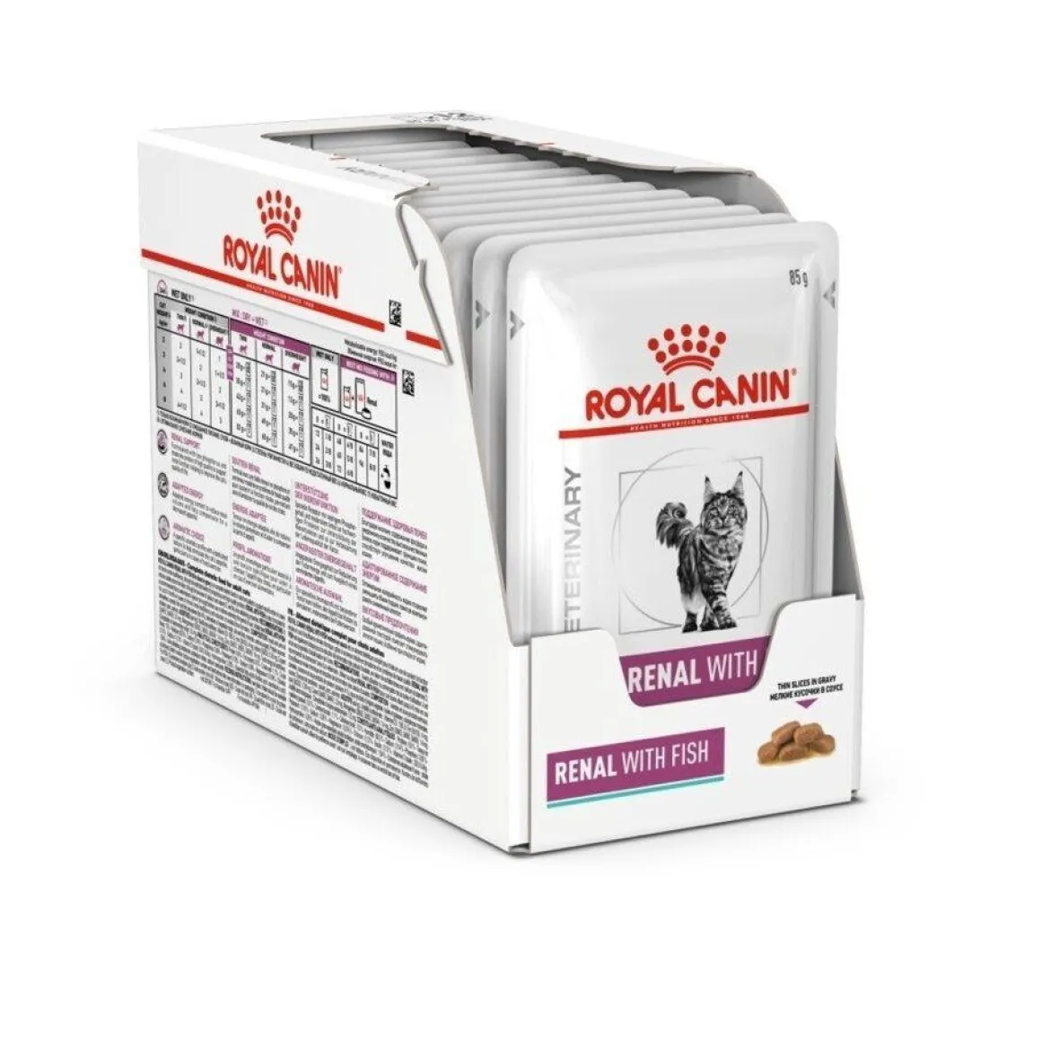 Royal Canin Veterinary Diets Cat Renal with Fish 12x85 g