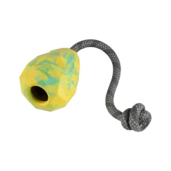Ruffwear Huck-a-Cone Hundleksak med Rep Gul