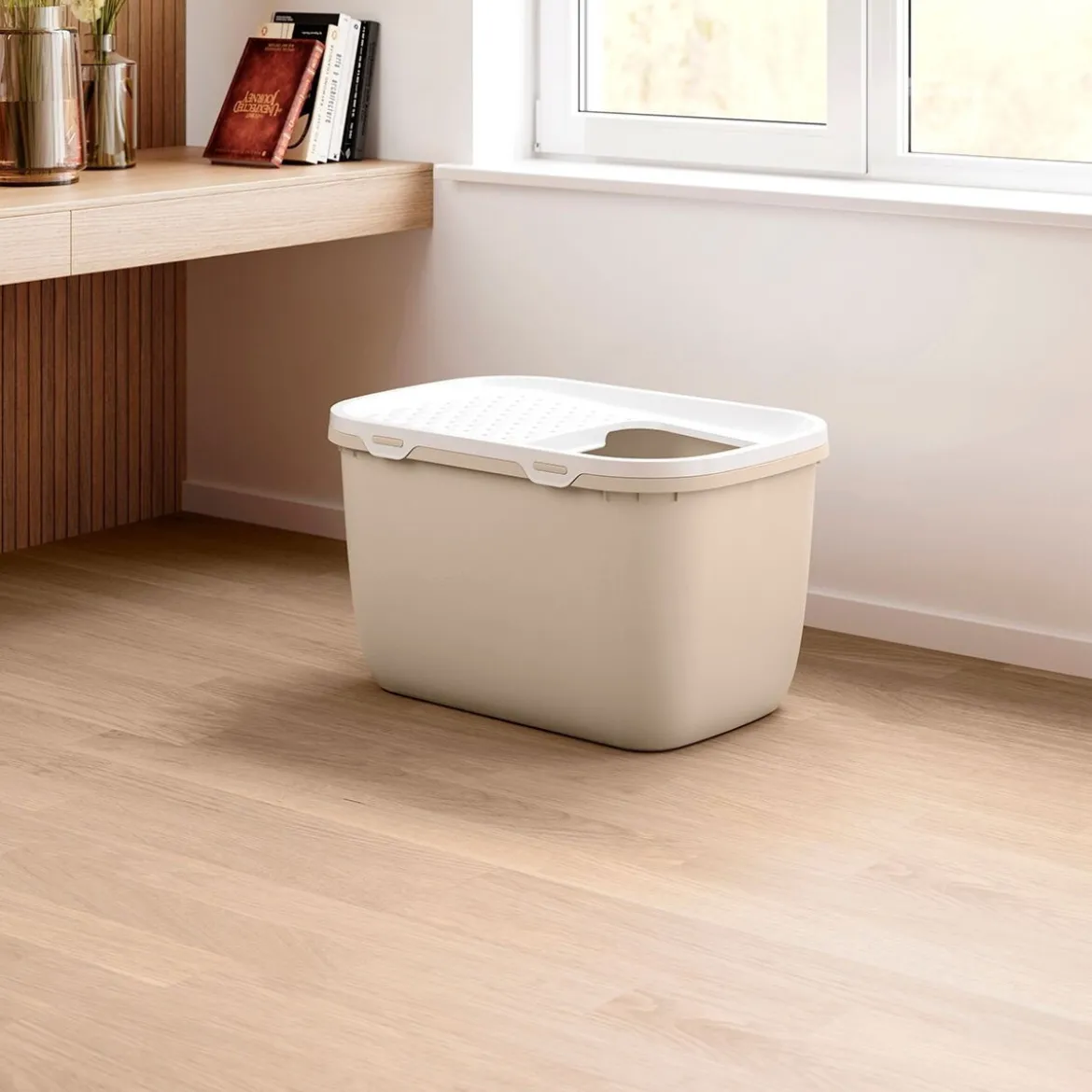 Savic Hop In Giant Kattlåda Beige