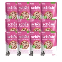 Schesir C&B Tuna, Chicken & Ham in Jelly Pouch 85 g