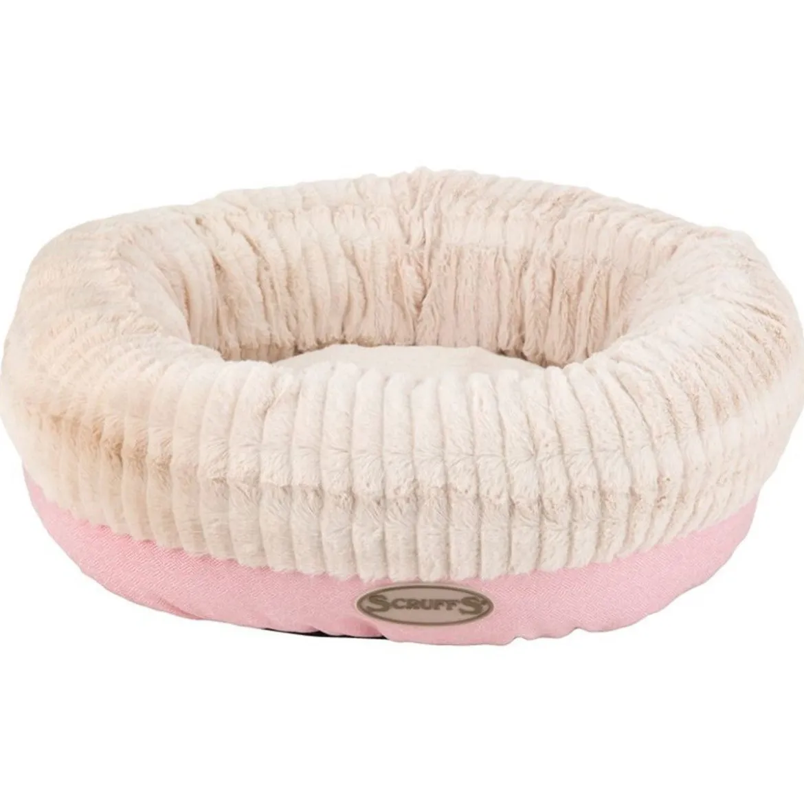 Scruffs Ellen Donut Hundbädd Rosa
