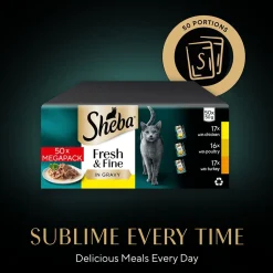 Sheba Fresh & Fine Våtfoder till Katt i Sås 50x50 g