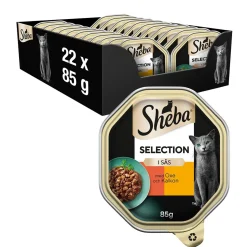Sheba Selection Oxe & Kalkon 22x85 g