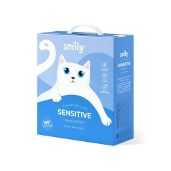 Smily White Bentonite Unscented Kattsand 6 L