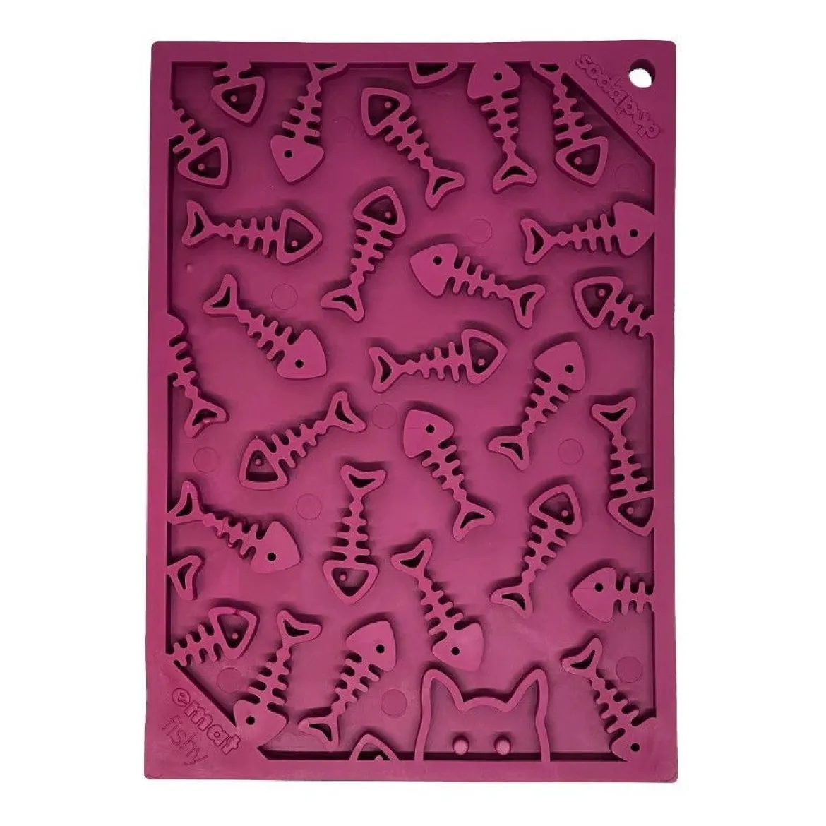 SodaPup Slickmatta Fishy Lila 18x13 cm