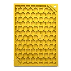 SodaPup Slickmatta Honeycomb Gul 18x13 cm