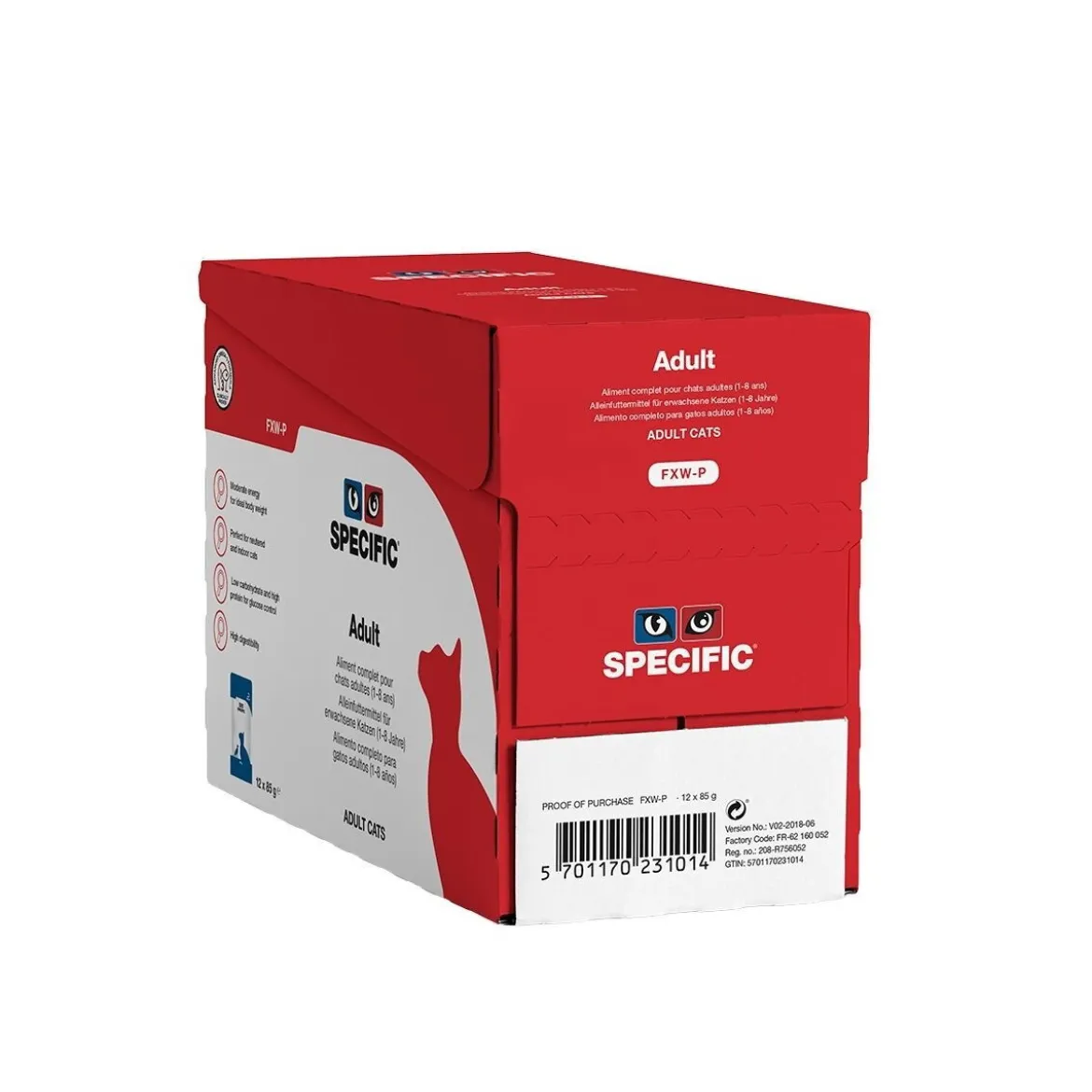 Specific Adult FXW-P Portionspåsar 12x85 g